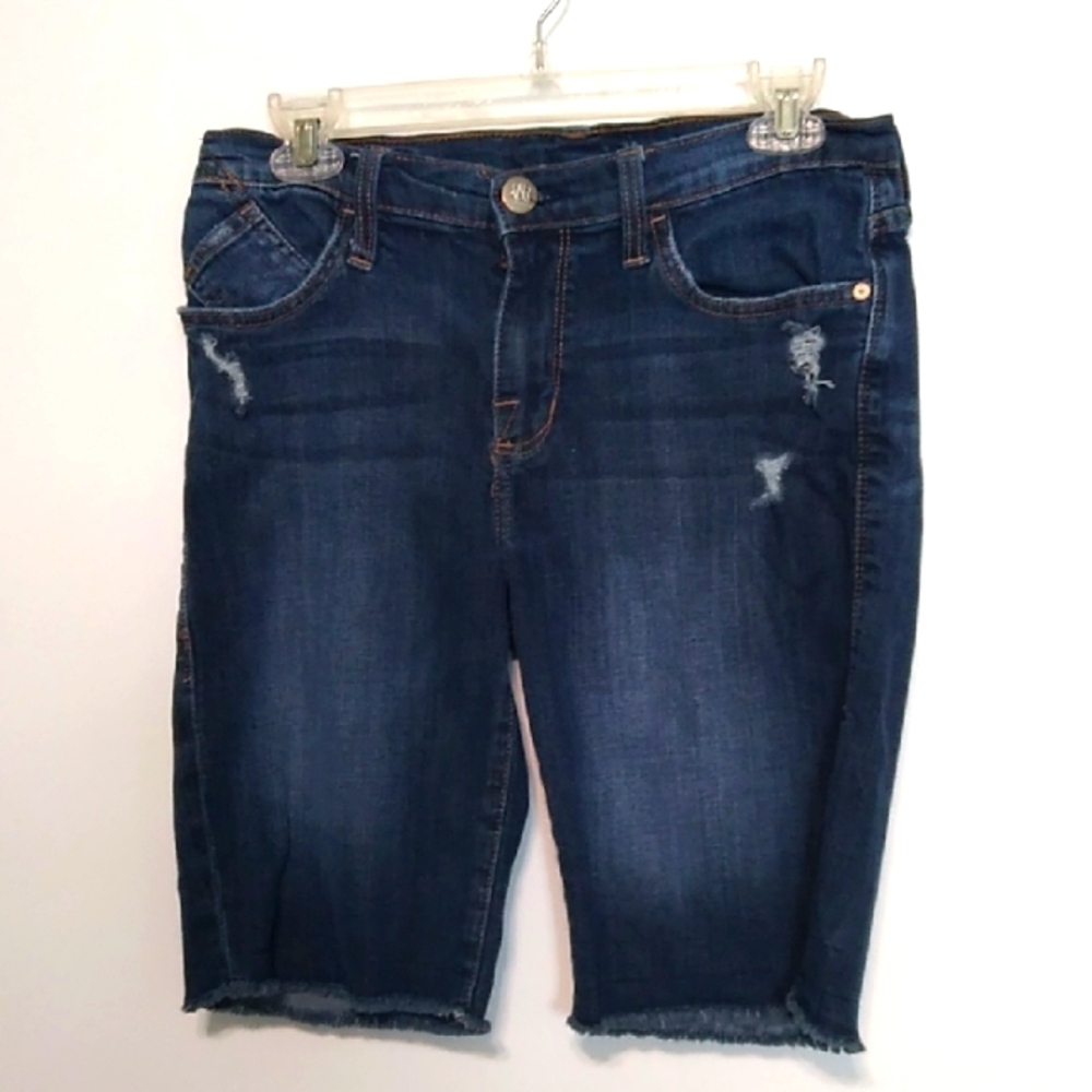 Rock & Republic Dark Blue Denim Bermuda Shorts